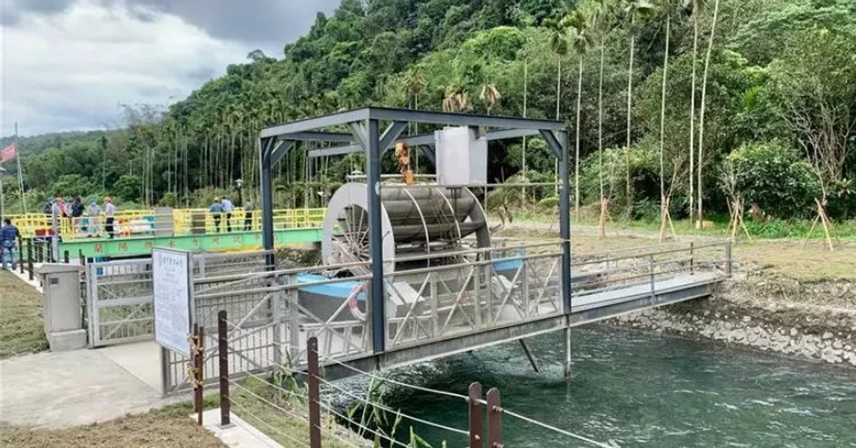 1滴水用4次！蘭陽電廠打造國內首座微水力發電平台