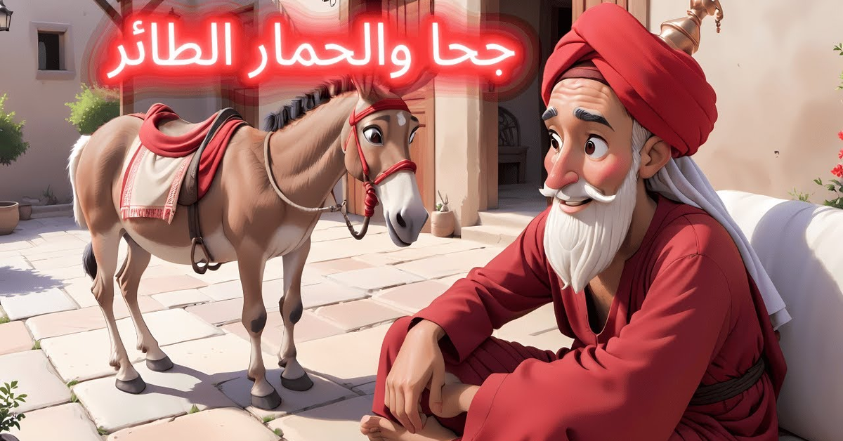 كرتون اطفال بالعربية: مغامرات جحا والحمار الطائر