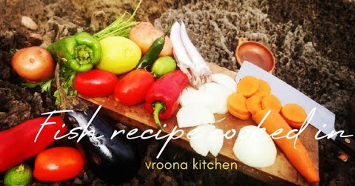 Fish recipe cooked in the sea side #sea #cooking #bbq #tagine