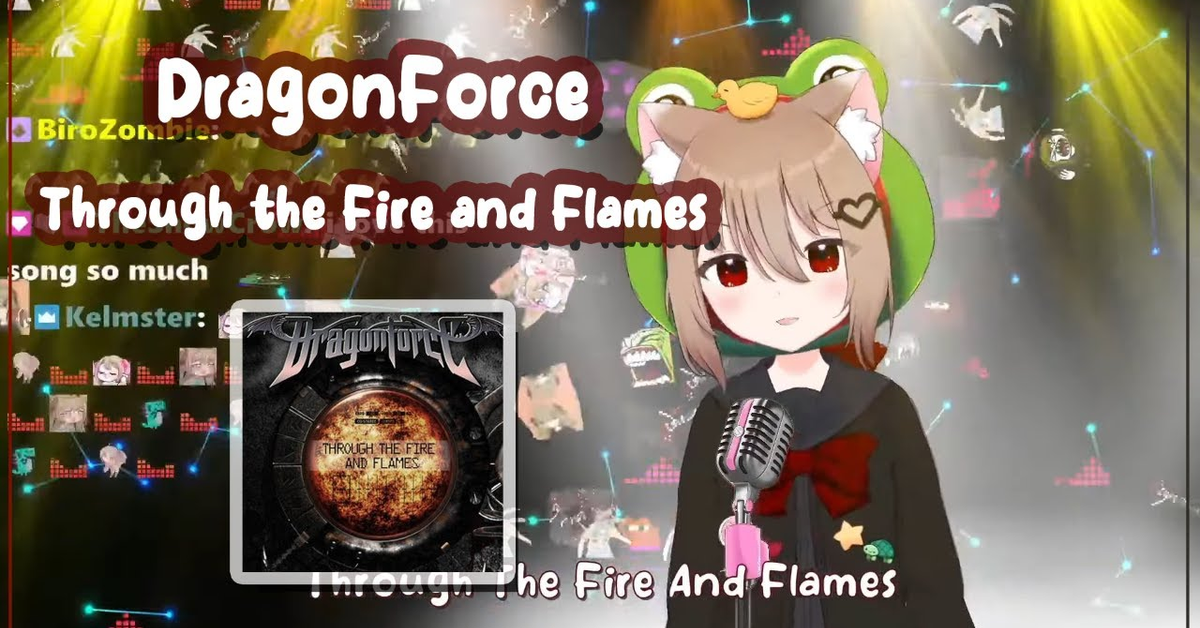Dragonforce - Through the Fire and Flames (Evil&#x27;s Sing) w Lyrics (in caption)