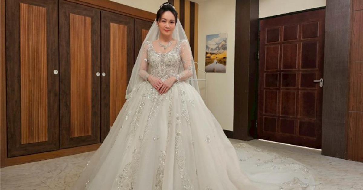 八點檔女神游詩璟爆乳露事業線！ 披璀璨華麗白紗｜中時新聞網