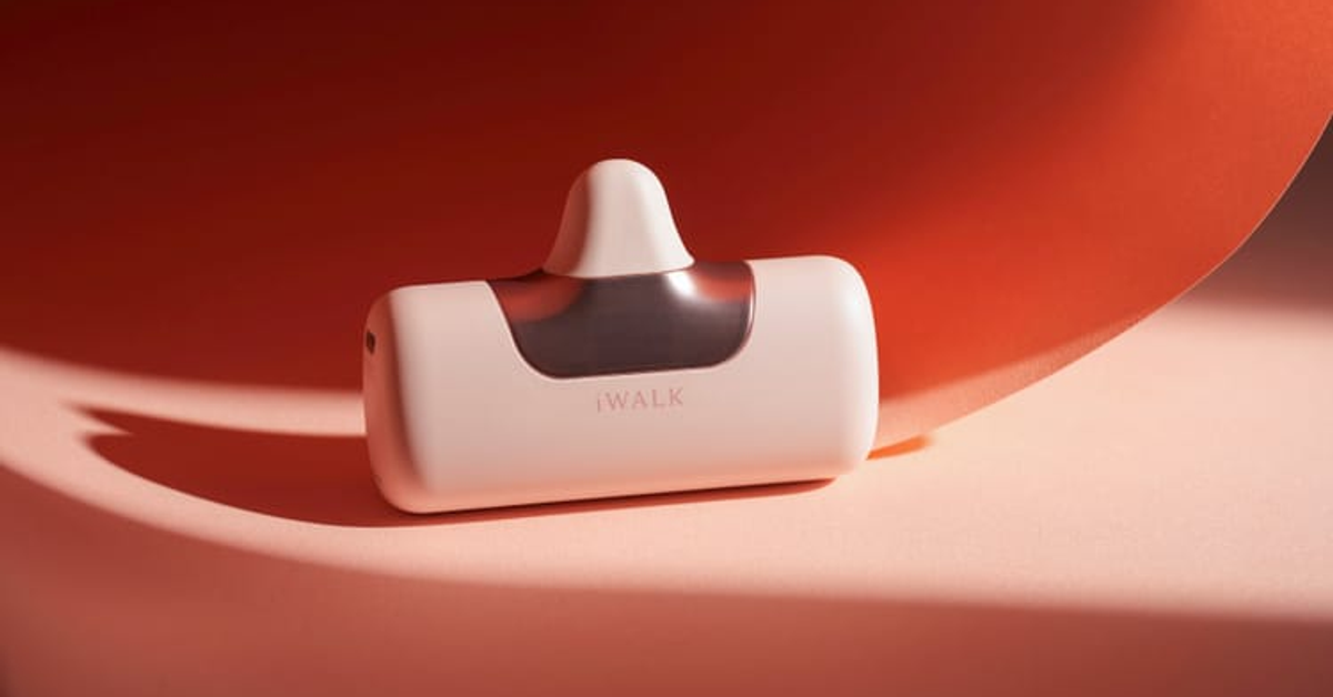 iWALK 第六代迷你口袋行動電源｜5500mAh輕巧快充｜時尚粉嫩配色