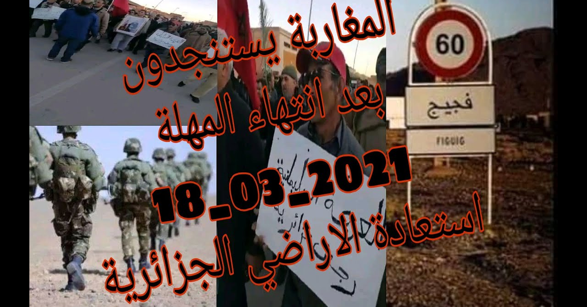 المغاربة يستجدون بالملك بعد قرار الجيش الجزائري استعادة اراضي جزائرية