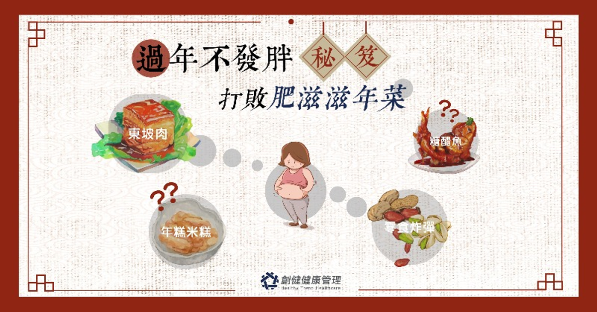 過年不發胖秘笈！打敗肥滋滋年菜