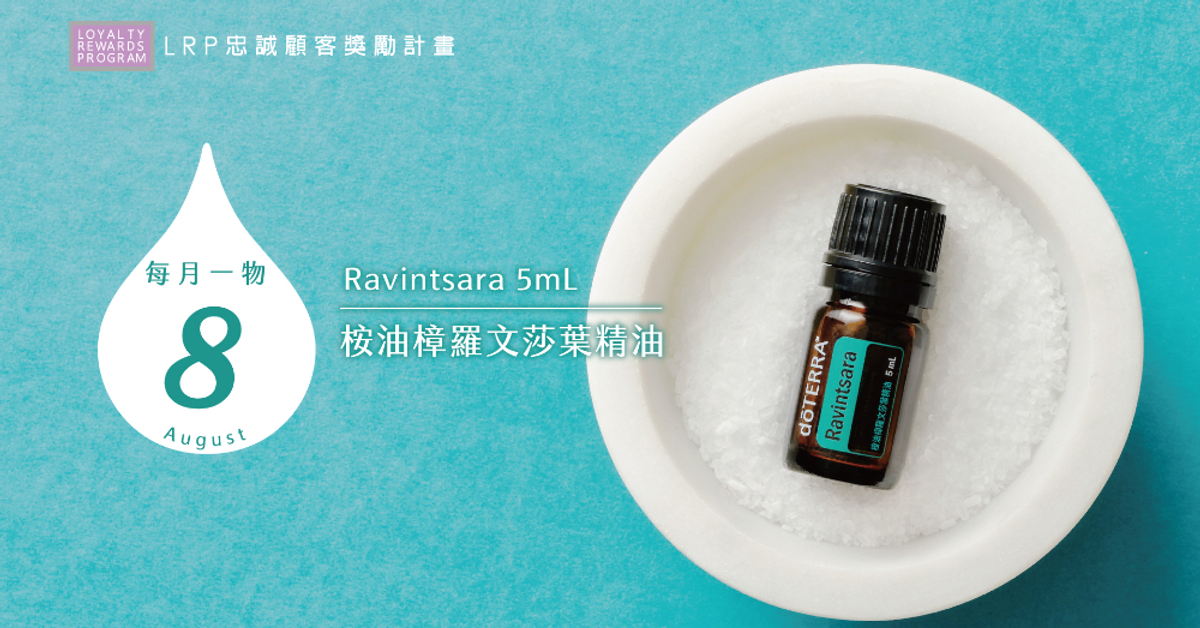 【2025/8月每月一物】桉油樟羅文莎葉精油 5 mL