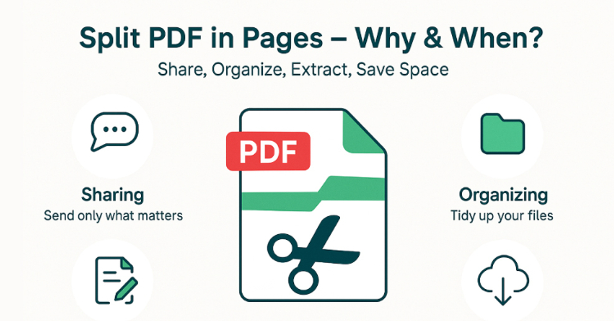 How to Split PDF in Pages? (Split PDF Pages into Multiple PDF Files)