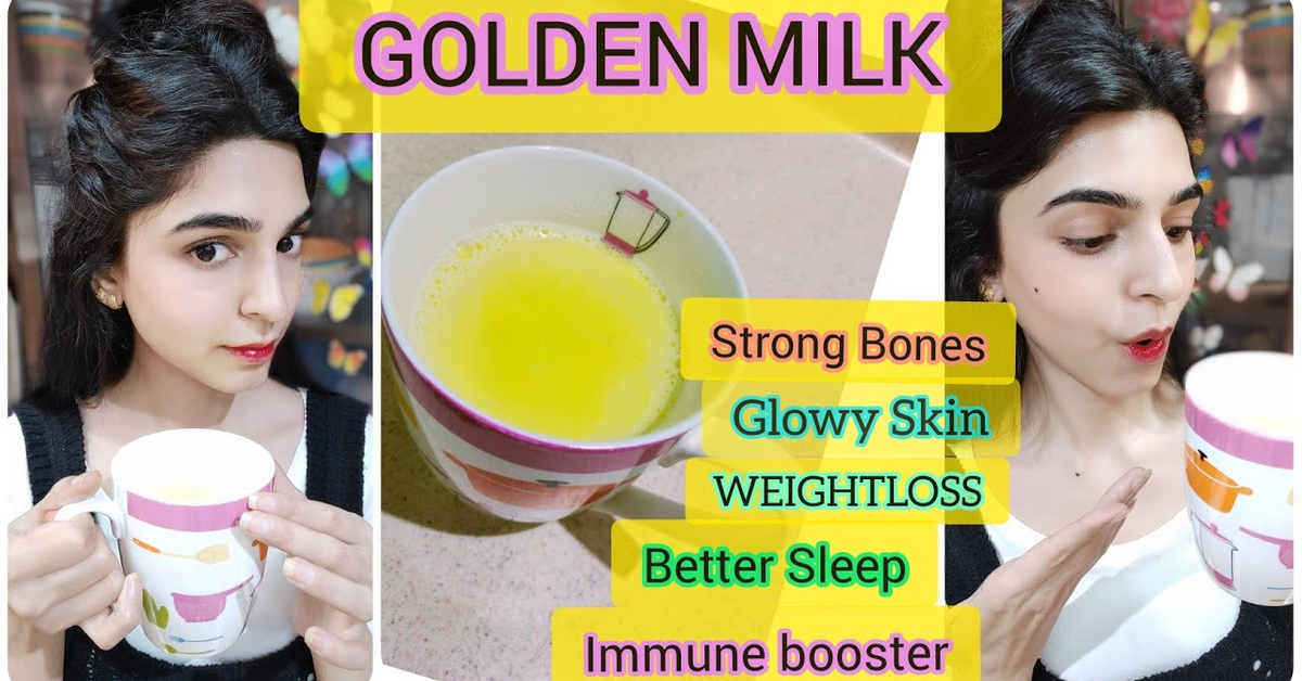 Golden Milk for fast Weightloss &#x2F; Better Sleep &#x2F; Strong Bones &#x2F; Immune Booster &#x2F; Imbalanced Harmones