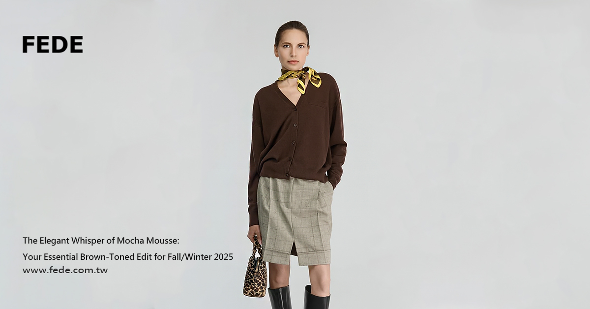 FEDE｜Mocha Mousse 的優雅低語：2025 秋冬必收棕色系單品指南