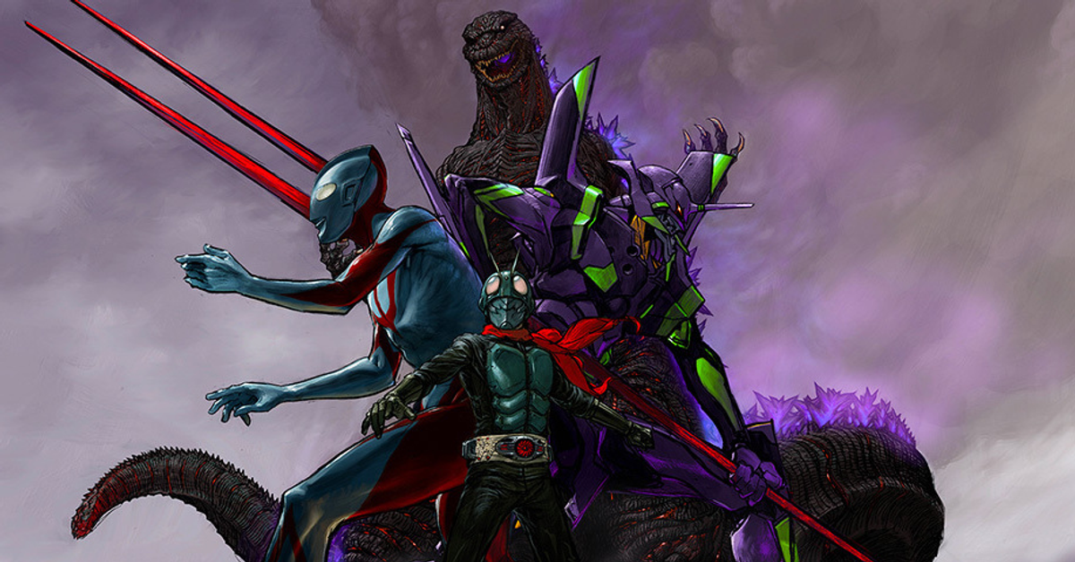 《EVA》《假面騎士》《哥吉拉》《超人力霸王》串聯日本英雄宇宙 全新企劃正式展開 - 巴哈姆特