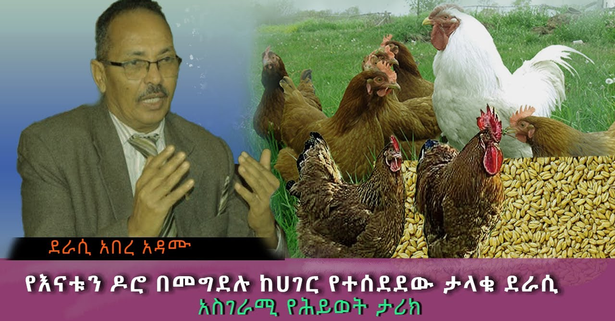 የእናቱን ዶሮ በመግደሉ ከሀገር የተሰደደው ታላቁ ደራሲ&#x2F;በላሎ ሚድያ&#x2F;